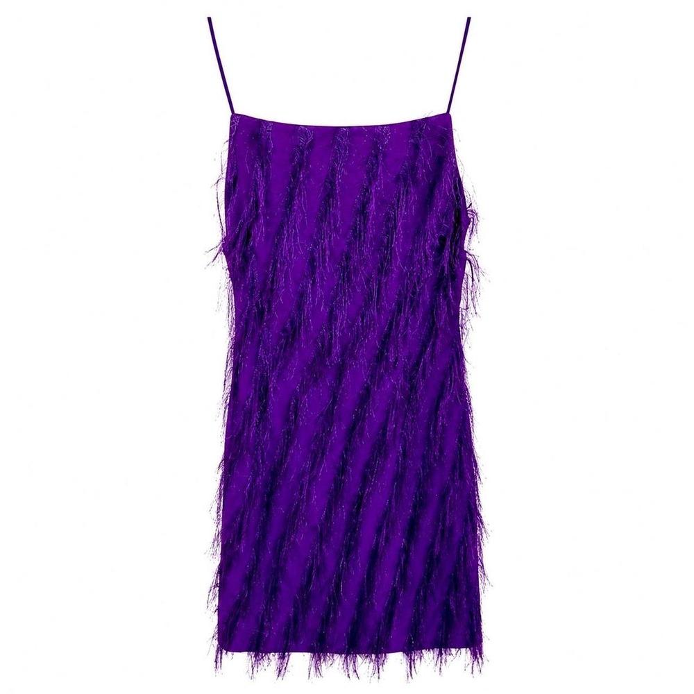 Cavalli Fringe Party Dress NWT